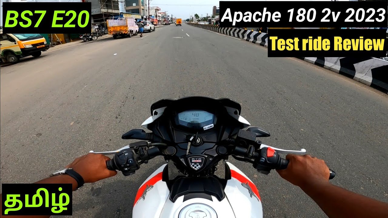 Tvs Apache 180 2v|Test review|BS7 E20|2023 new model|below 1.5 lakh best family budget bike|tamil|