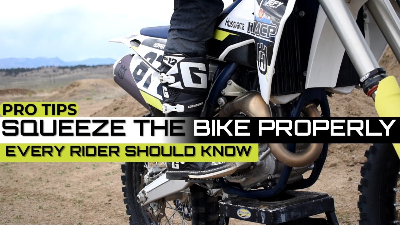 How To Squeeze A Dirt Bike Like A Pro | Correctly | Must Know Info