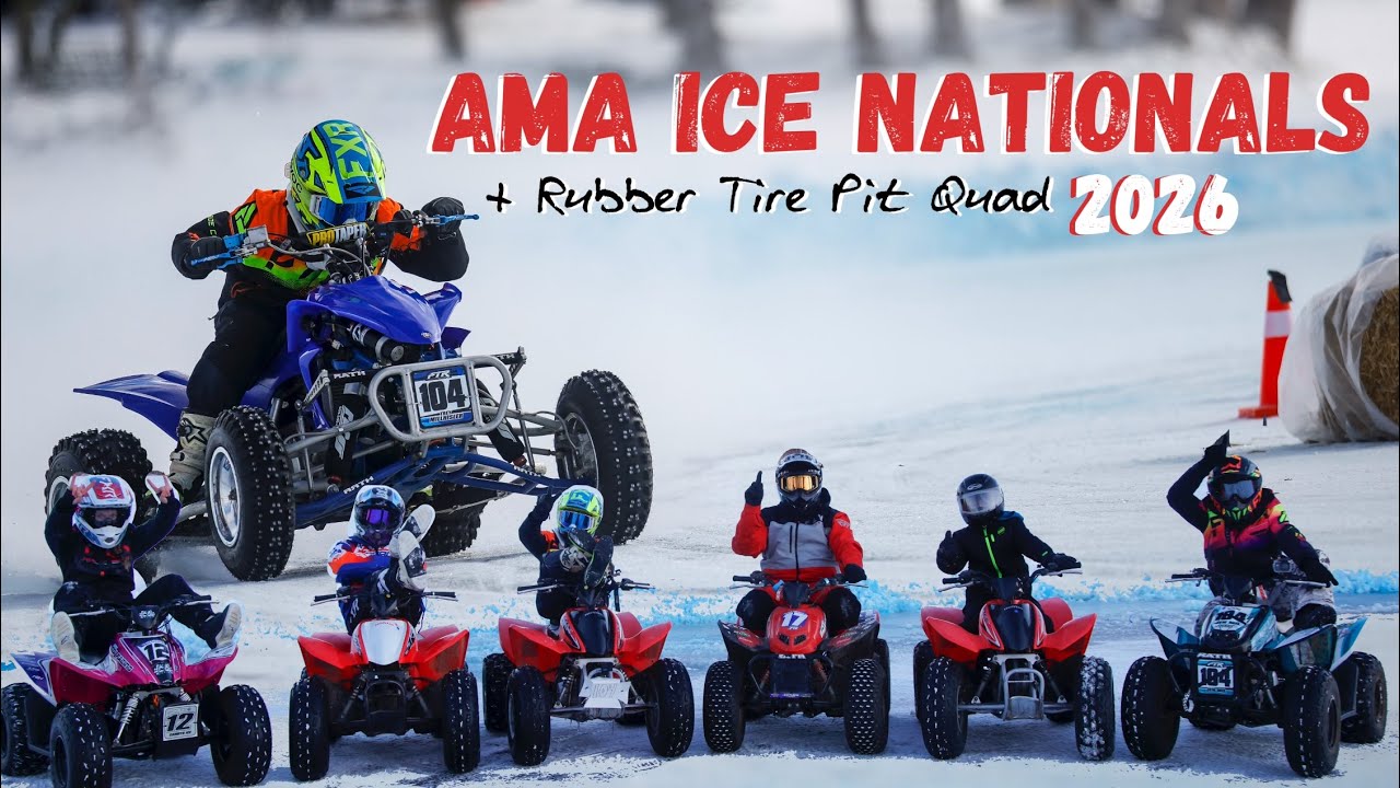 AMA Ice Nationals 2026 + Rubber Tire Pit Quad Fake National Race
