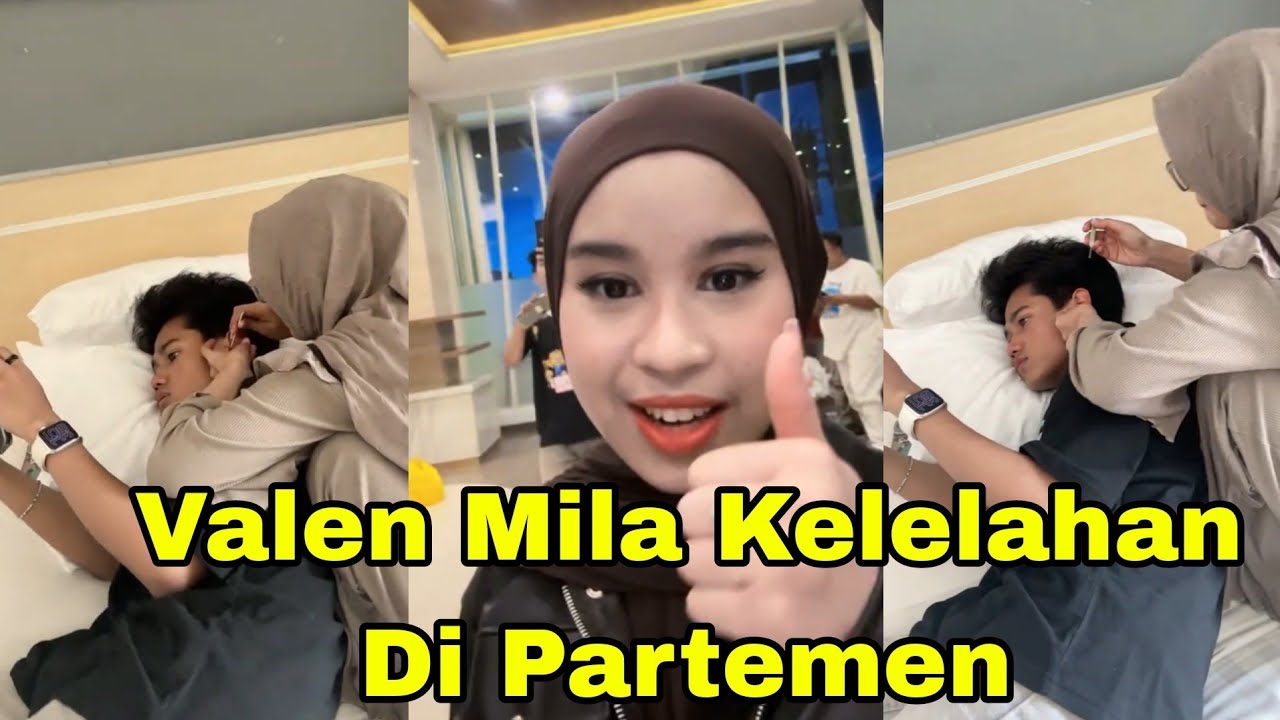 VALEN MILA TIBA DI APARTEMEN KELELAHAN