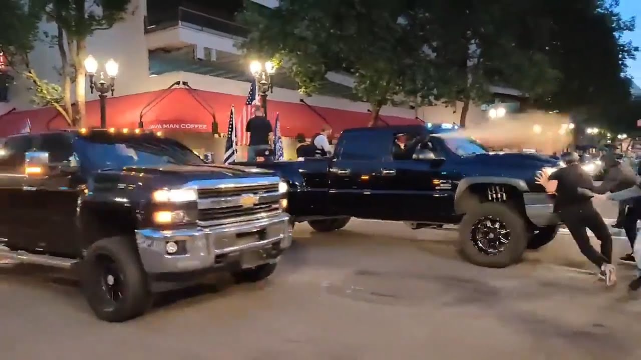 Donald Trump supporters clash with BLM protesters in Portland