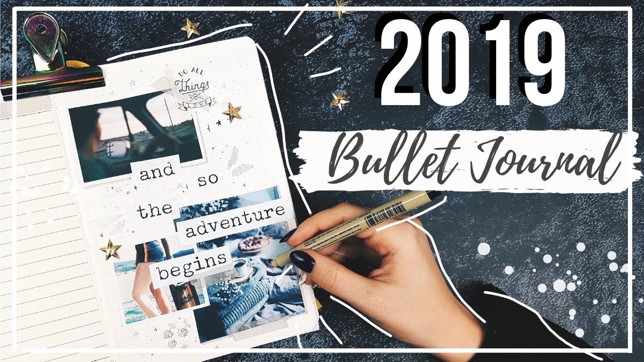 ОФОРМЛЕНИЕ ЕЖЕДНЕВНИКА НА 2019 ГОД || КОЛЛЕКЦИИ И ТРЕКЕРЫ || BULLET JOURNAL SETUP 2019 || Миша пишет