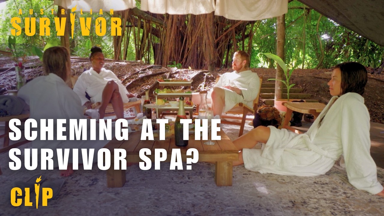 Alliances Shift at the Sunset Spa 🫧 | Survivor Australia | Australia v The World EP7 Clip