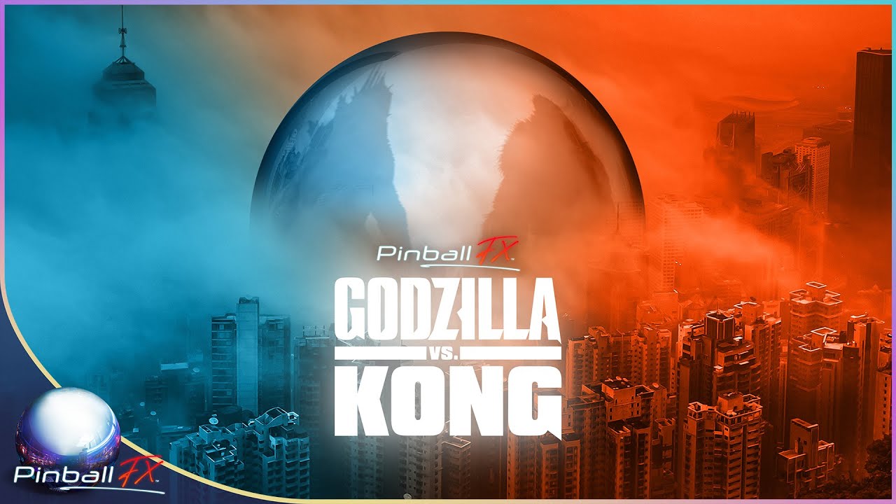 Godzilla and Kong unleash their powers in Pinball FX