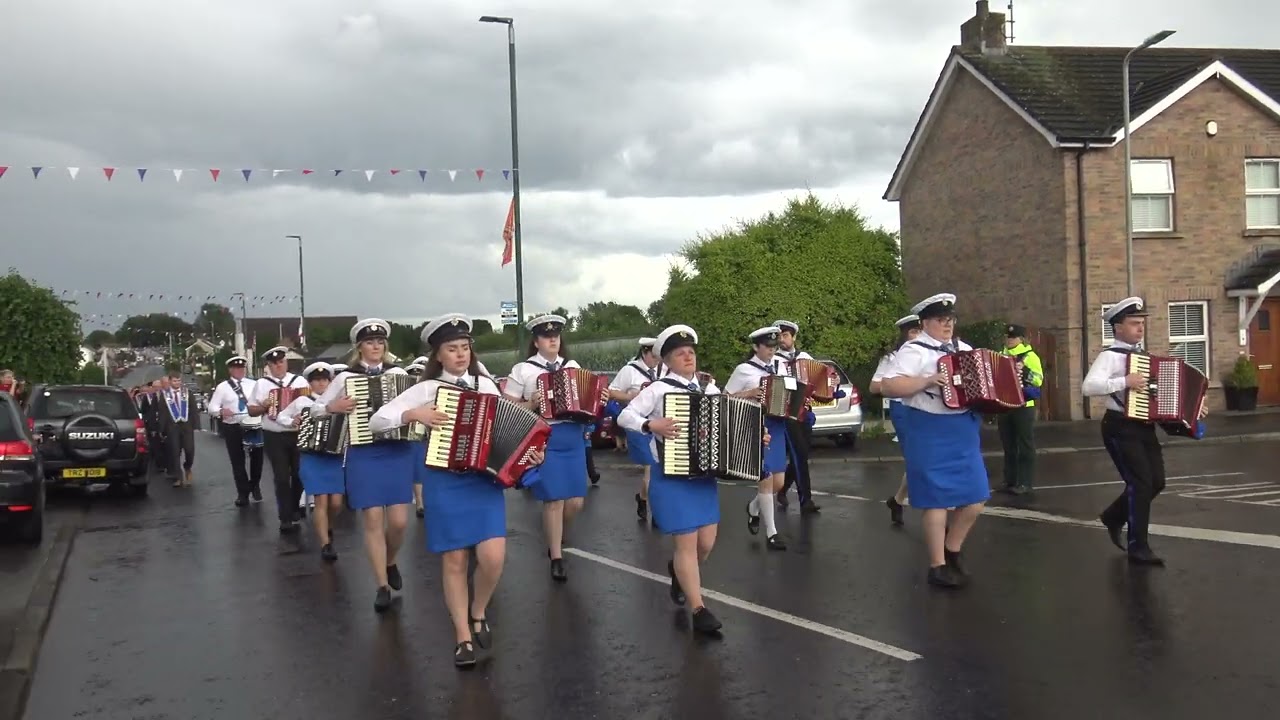 Bruce’s True Blues Accordion Band @ Tobermore Orange Service 2023