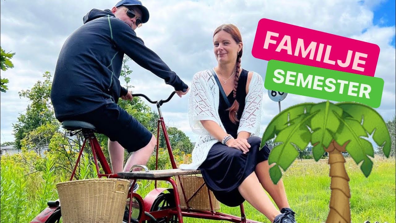 Familjesemester i Skåne. Vi åker till sommarhuset!