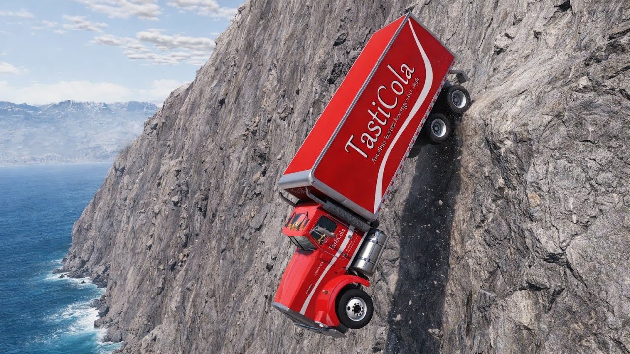 Car crash 💥 Dead Cliff mountains | Beamng Drive Episode 46!