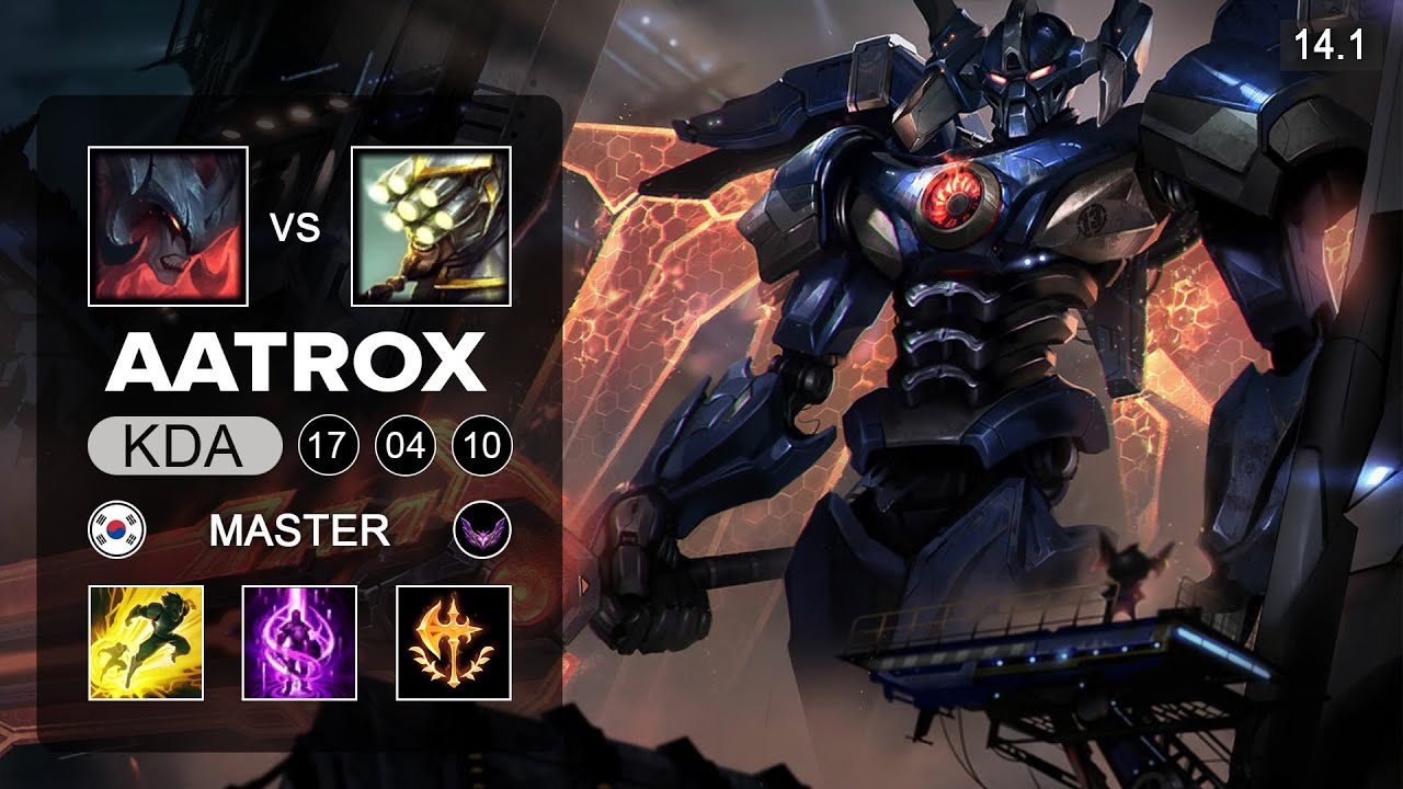 369 Aatrox vs Master Yi Top - KR Master - Patch 14.1 Season 14