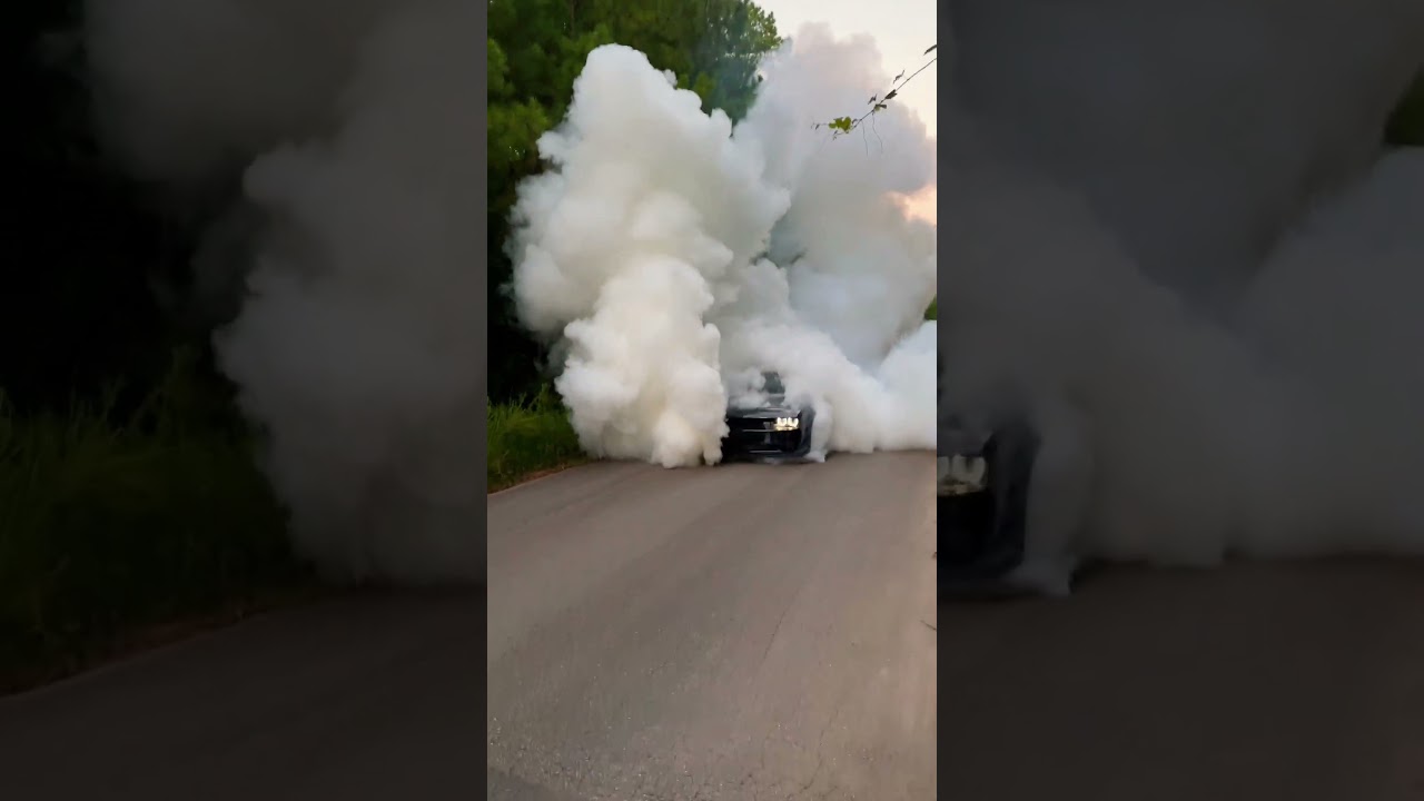 SRT hellcat burnout! 🔥 💨