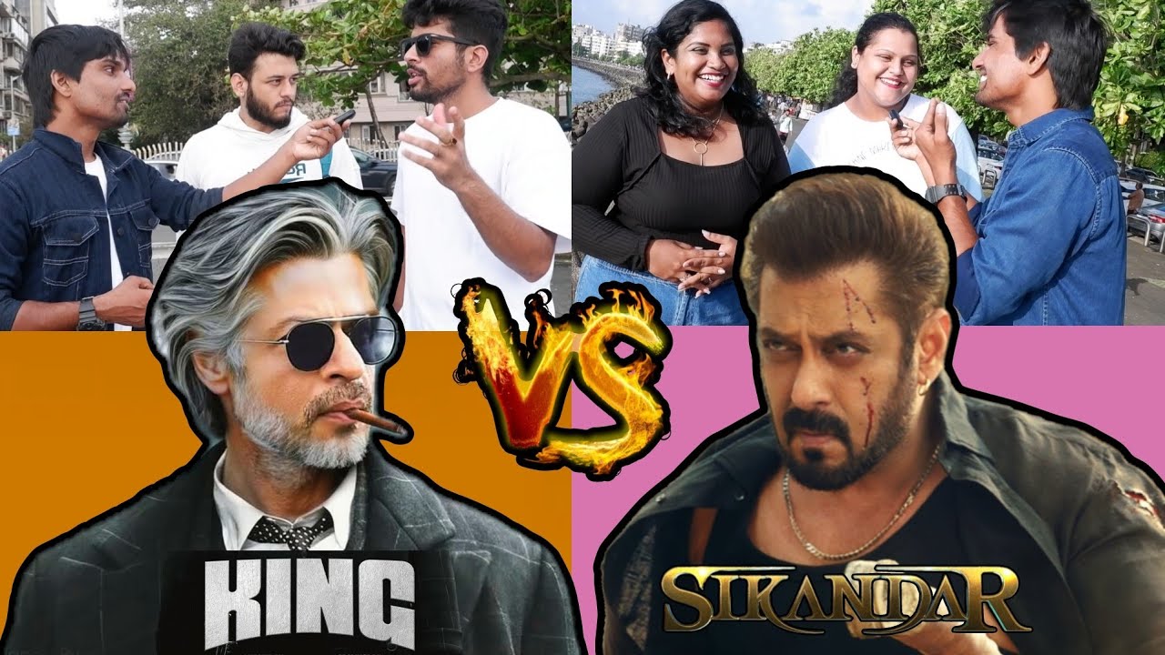 Which Movie Will Be Bigger Hit | King VS Sikandar public reaction salman khan vs SRK trailer song