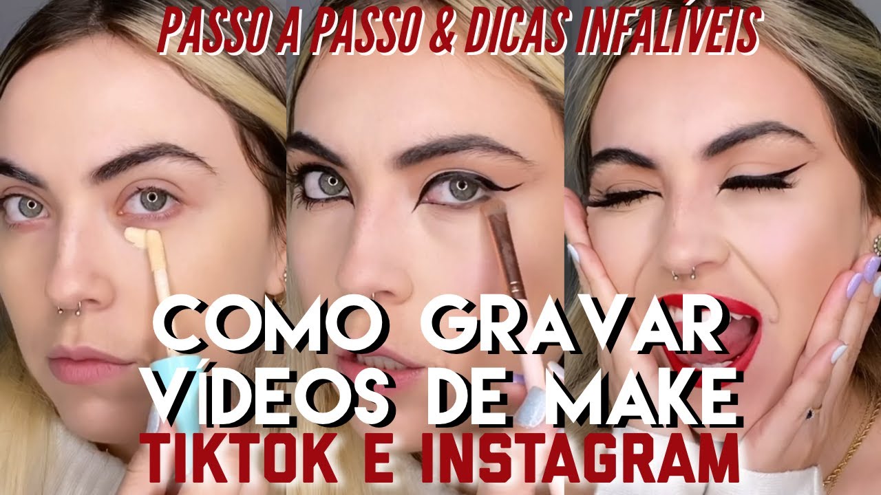 COMO GRAVAR E EDITAR VIDEOS RÁPIDOS DE MAQUIAGEM! | Mary Koszela