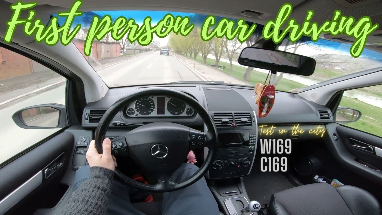 Mercedes A class W169 C169 POV Drive ,First person POV Test Drive, Test drive ,hinter dem Lenkrad,4K