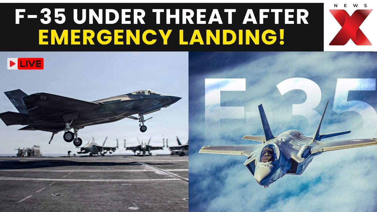 F-35 Emergency Landing LIVE | F-35 Under Threat? Emergency Landing Sparks Security Concerns