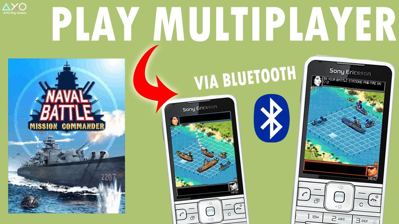 Play Multiplayer Naval Battle Mission Commander via Bluetooth | Java Game