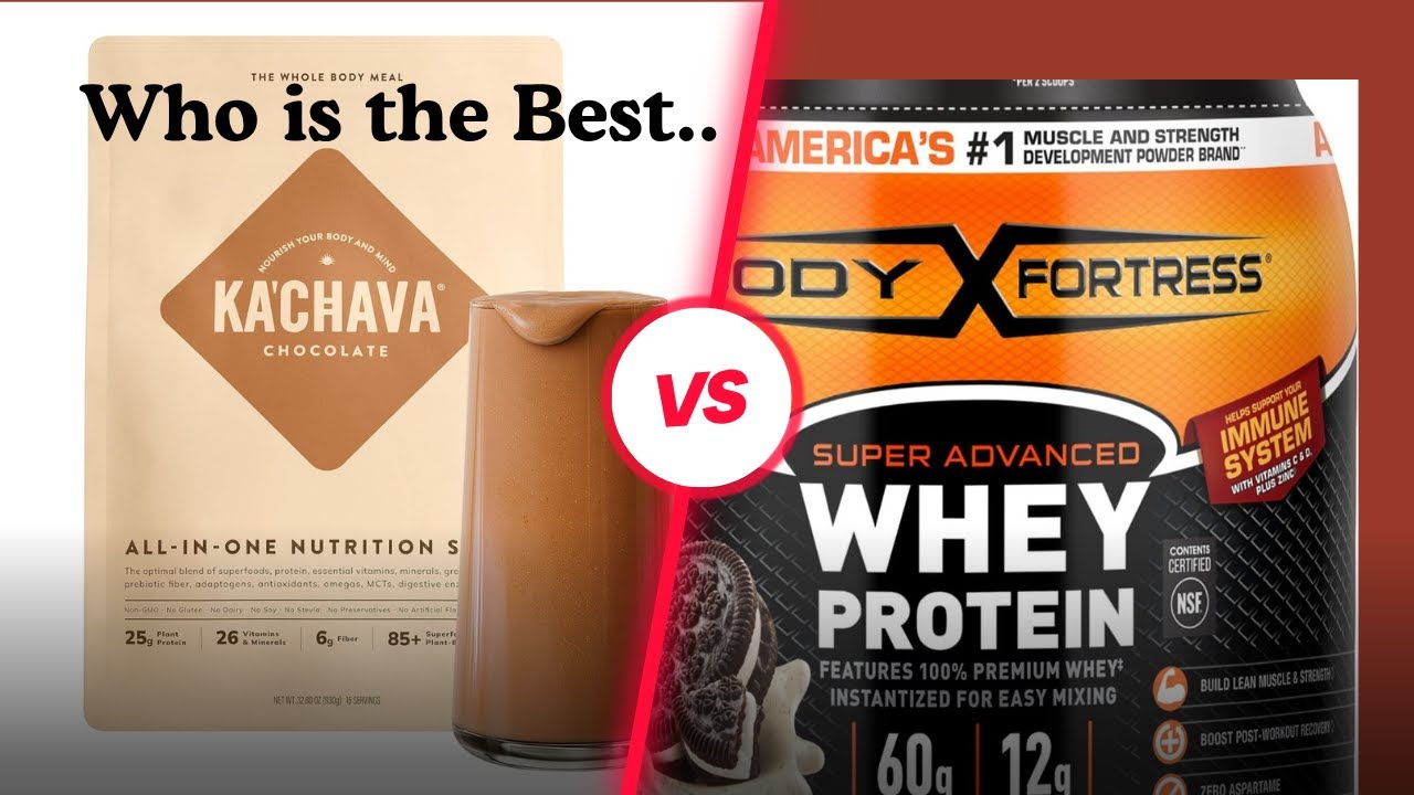 $70 vs $25 Protein Powder Taste Test! Ka'chava vs. Body Fortress Protein Powder