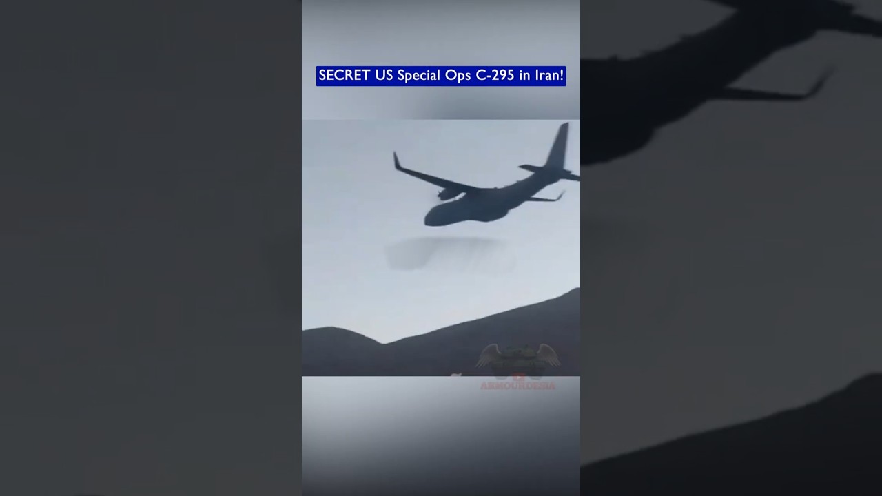 Secret US Air Force C-295W Spotted Flying Low in Iran!