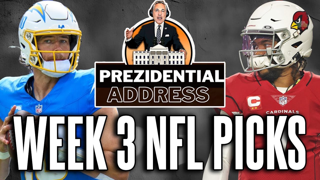 How To Bet EVERY NFL Game in Week 3 | PREZIDENTIAL ADDRESS