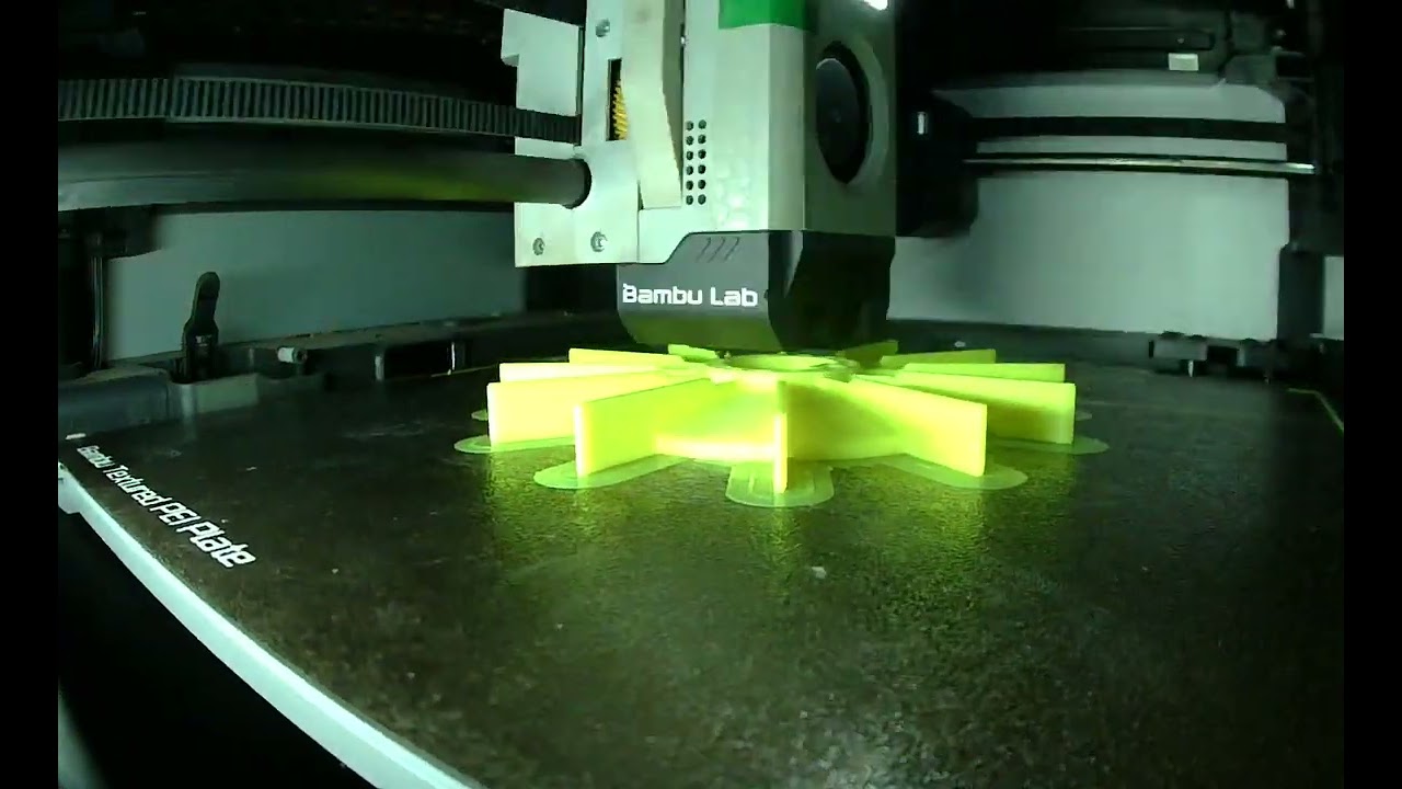 3D print motor fan