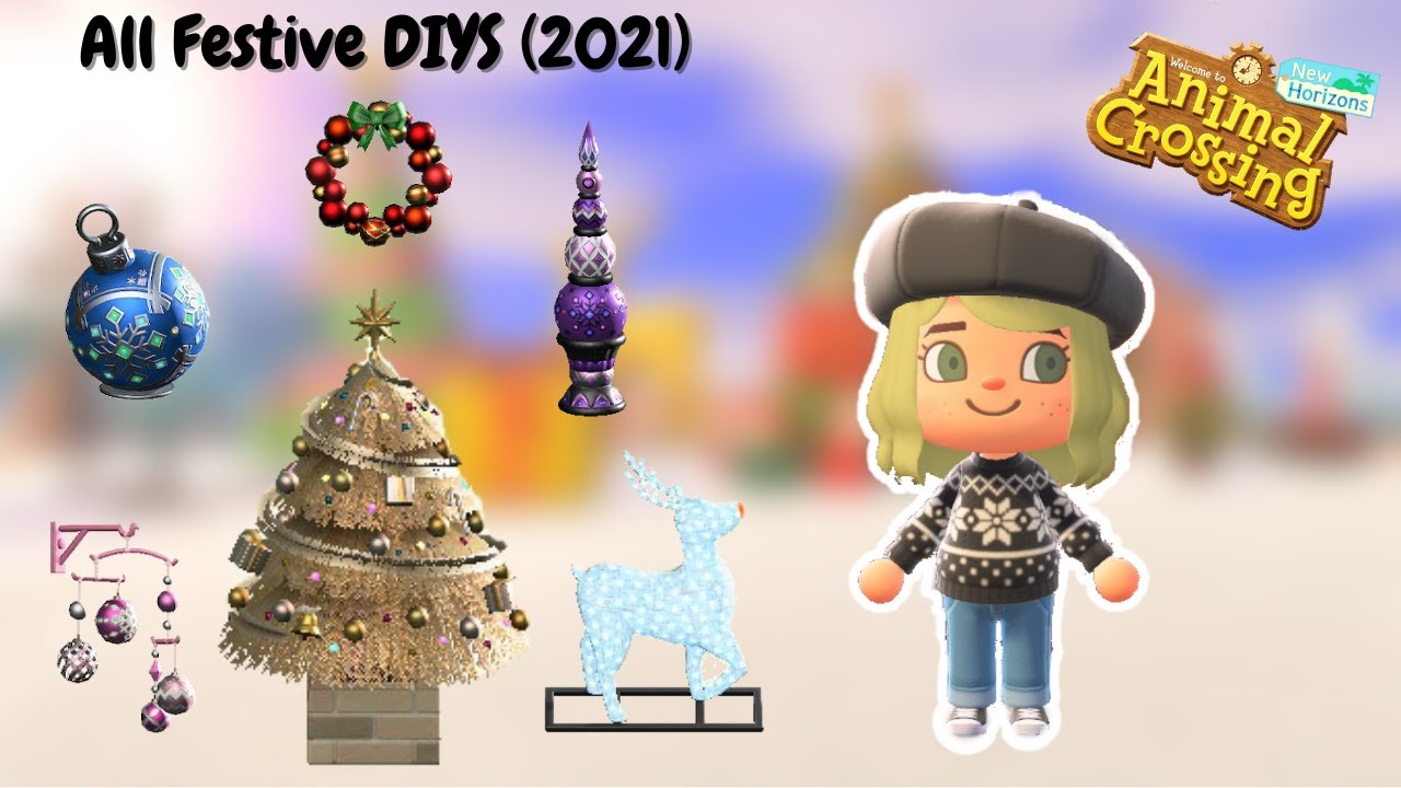 All Festive DIYS 2021 And How To Get Them | Animal Crossing New Horizons