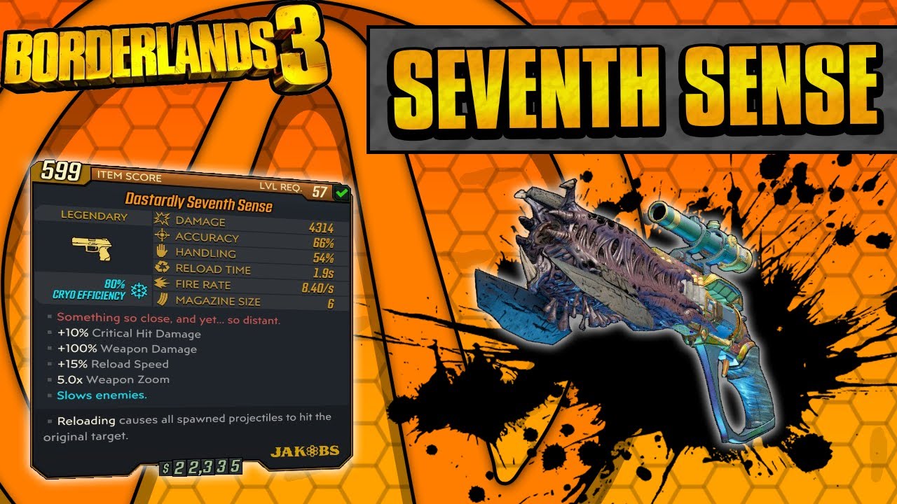 Borderlands 3 | Seventh Sense Legendary Weapon Guide (Otherworldly Projectiles!)