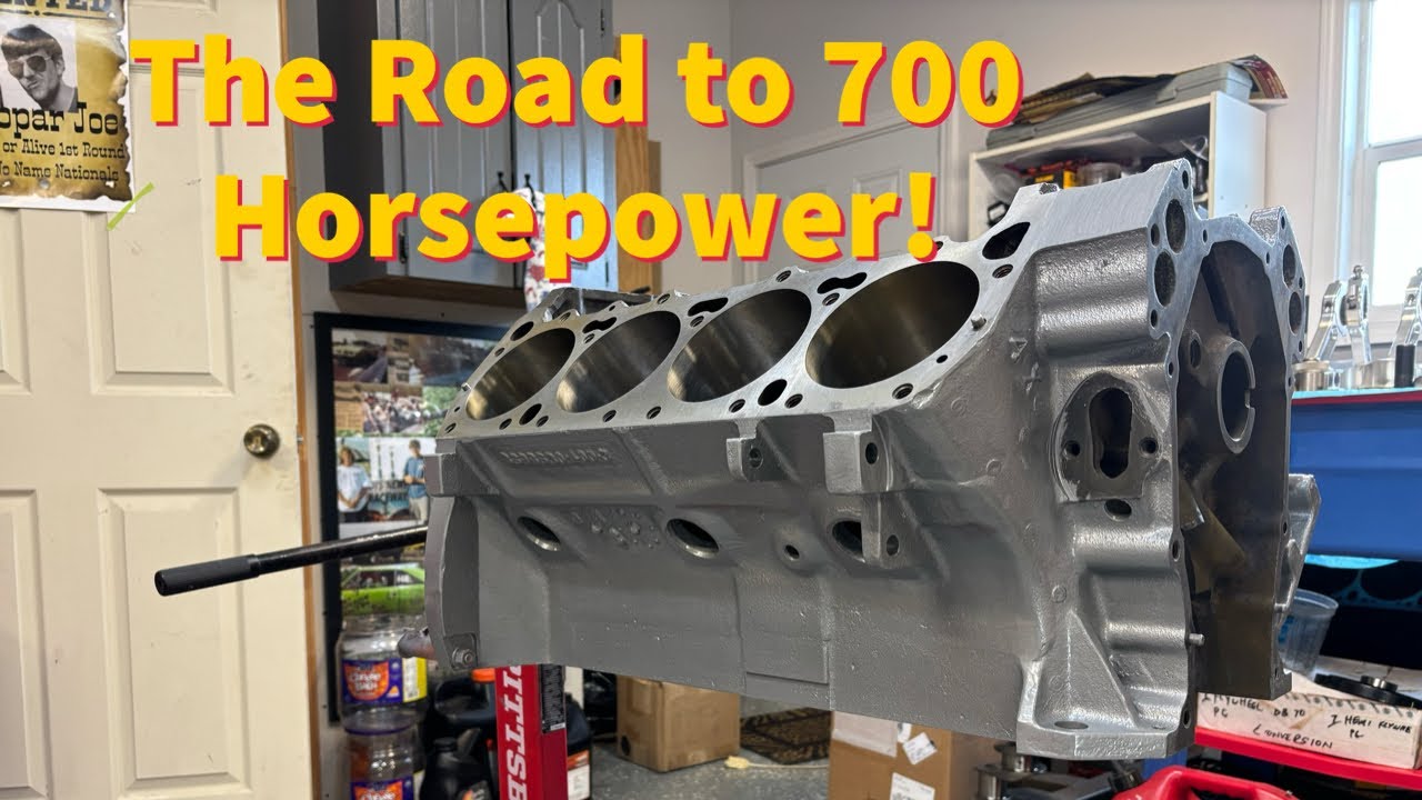 700 Horsepower 512 Stroker Build: Block Preparation ​⁠@Rick Seeman #mopar #dyno #stroker