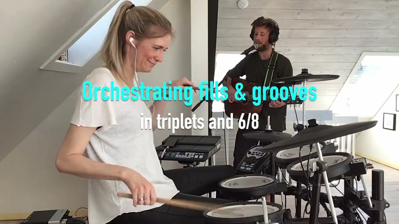 Drum lesson: Orchestrating fills & grooves in triplets and 6/8