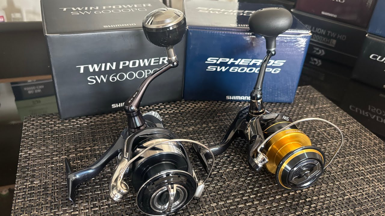 Molinete Shimano TwinPower SW 6000 PG e Saragosa SW 6000 PG, dois molinetes FANTÁSTICOS!!! 🖖🏻👽🎣🚀