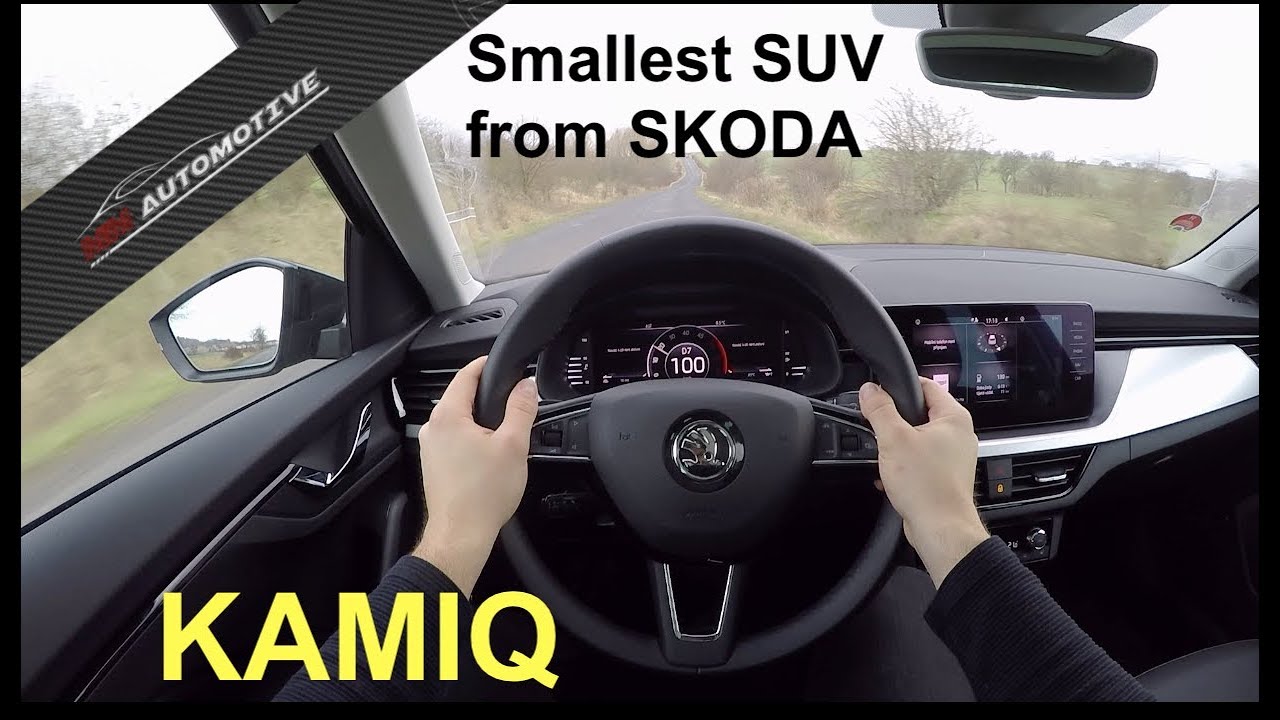 Skoda Kamiq 1.6 TDI 85 kW POV Test Drive + Acceleration 0 - 200 km/h