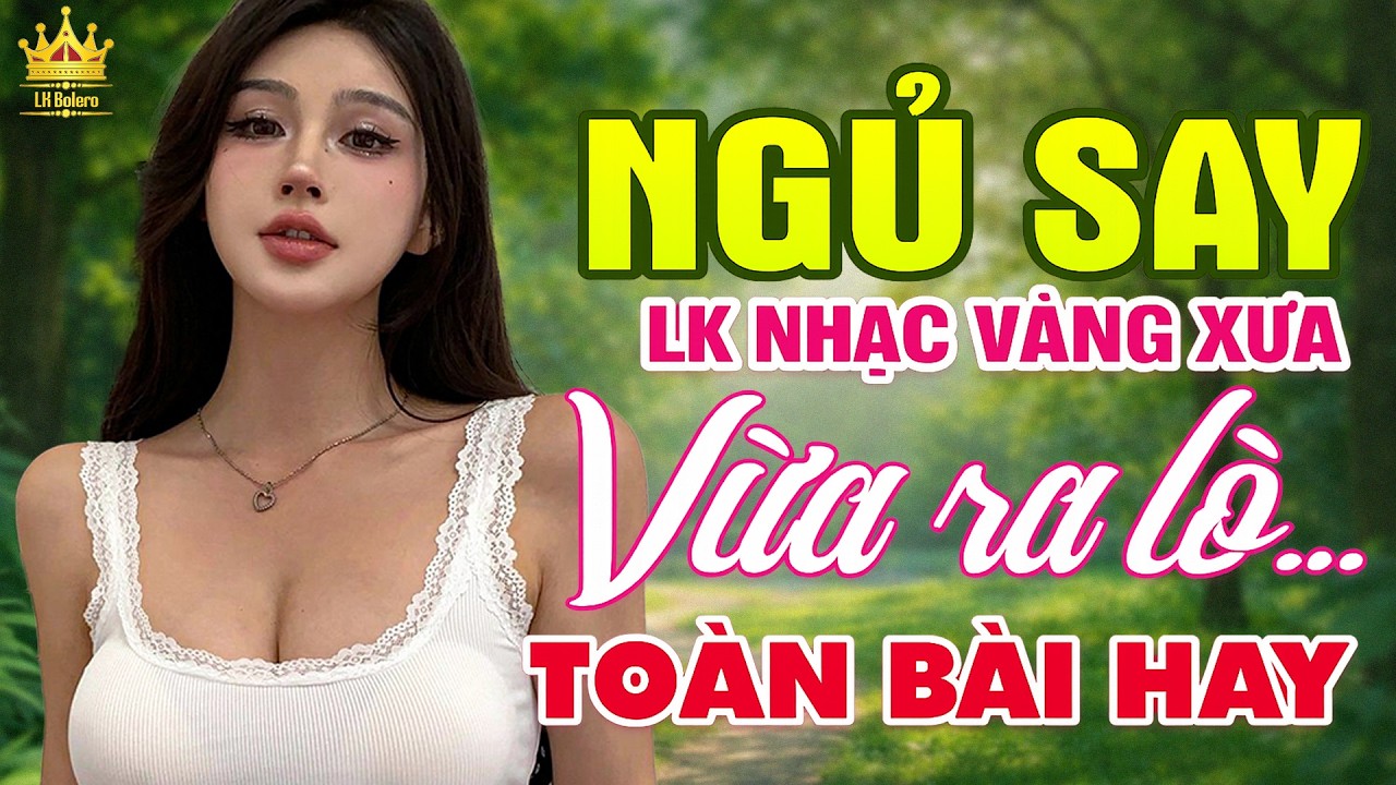 LK Bolero Đêm Khuya Êm Dịu, Không Ồn Ào, Nghe Để Thư Giãn Và Ngủ Ngon Hơn