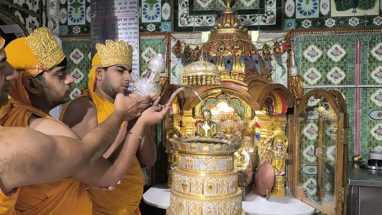 सर्व रोग शोक दुःख भय पीड़ा विनाशक प्रभु जी की शांति धारा जैन मन्दिर मसूरी 🏳‍🌈🏳‍🌈🙏🙏🌴🌴