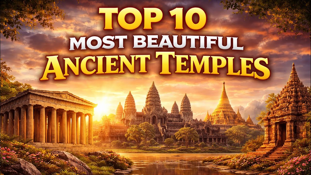 Top 10 Most Beautiful Ancient Temples 🏛️ | Did You Know These Wonders? #AncientTemples#beautiful 