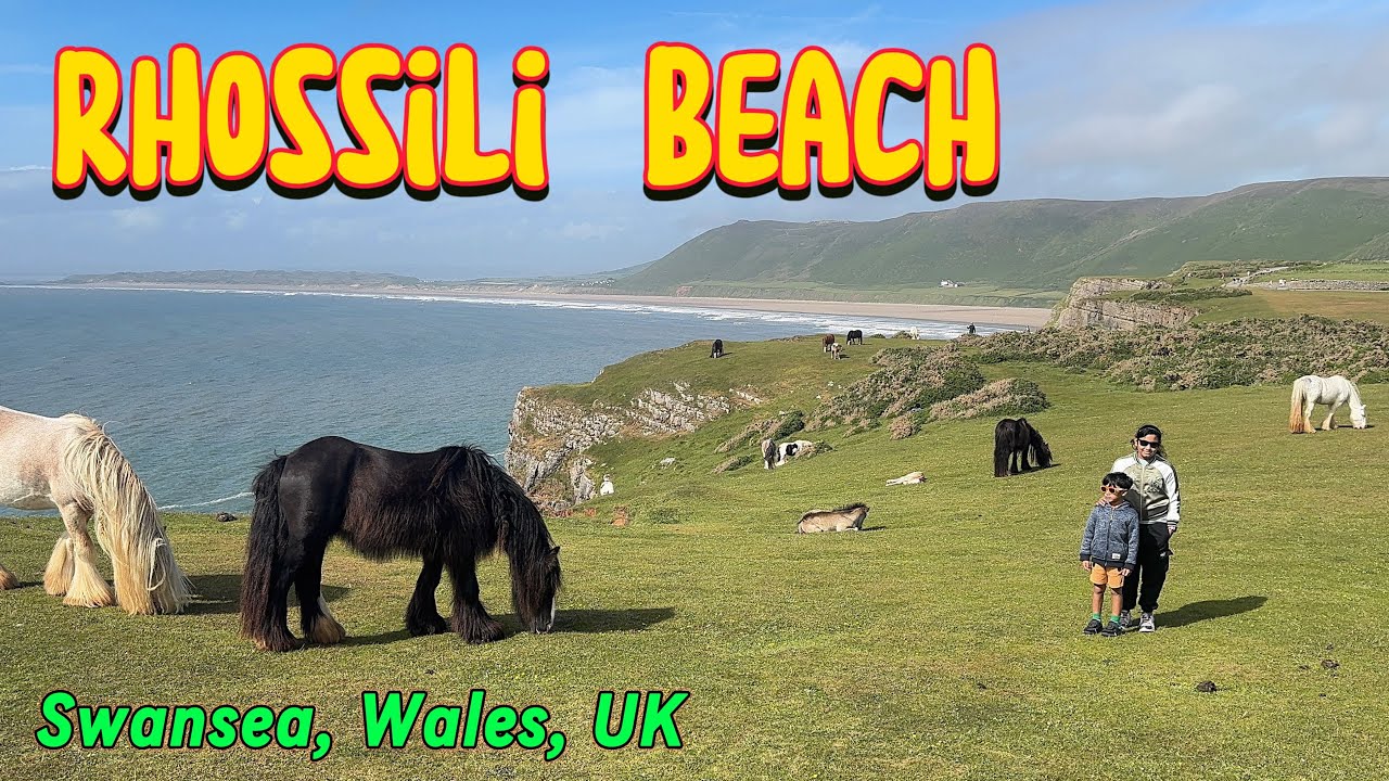 Rhossili Bay Beach and Worm’s Head | Gower Peninsula | Swansea | Wales | UK
