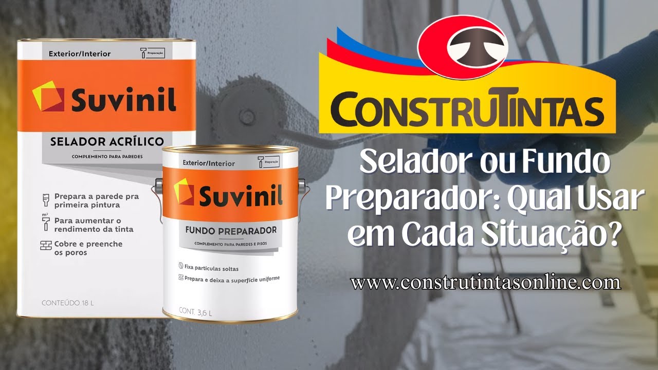 Selador ou Fundo Preparador: Qual Usar em Cada Situação?