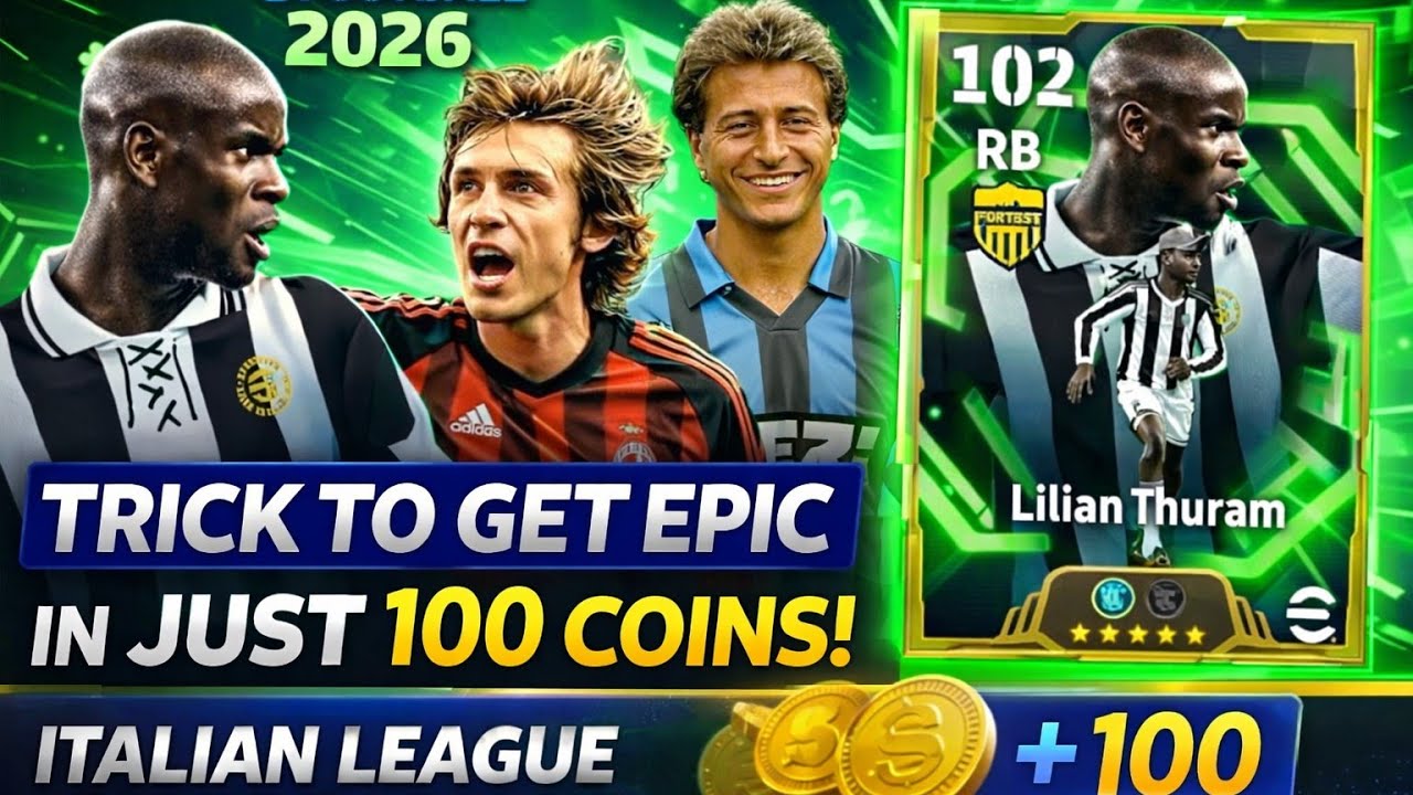 Trick to Get Epic in Italian League Guardians in Just 100 Coins | eFootball 2026 
