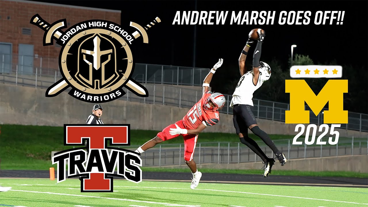 Katy Jordan vs Fort Bend Travis | Michigan Commit Andrew Marsh GOES OFF!!