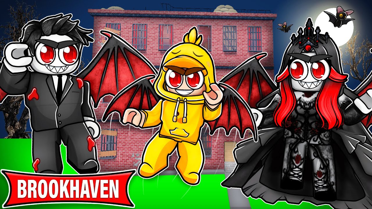 24 UUR Leven Als VAMPIER In Brookhaven! (Roblox)