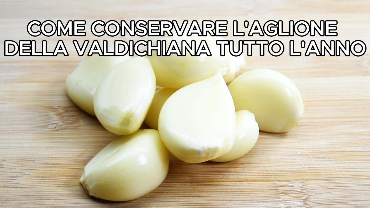 Come conservare l'aglione della Valdichiana per tutto l'anno trucchetto che si usa nei ristoranti.