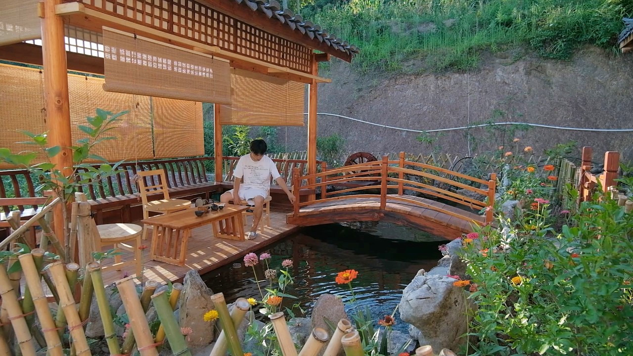 I spent 3 months building a fish pond丨Carpenter Anxu