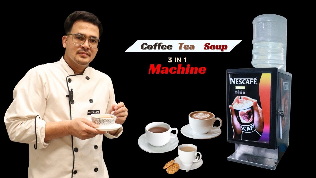 Three In One Coffee Machine | Tea | Coffee | Soup 3 In One Machine