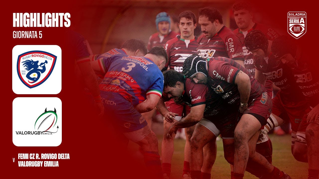 Highlights Femi Cz R. Rovigo Delta vs Valorugby Emilia (06/12/2025)