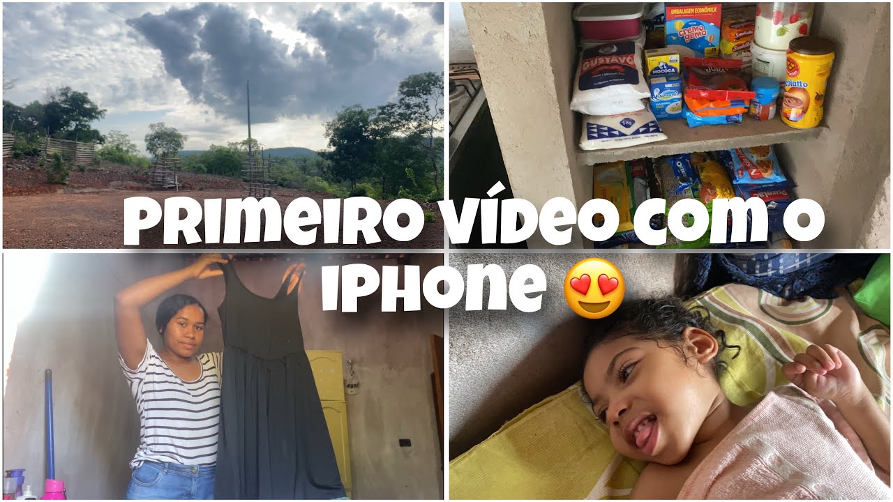 Primeiro vlog com iPhone 😍| teste de câmera 📸 + ganhei roupas 💕
