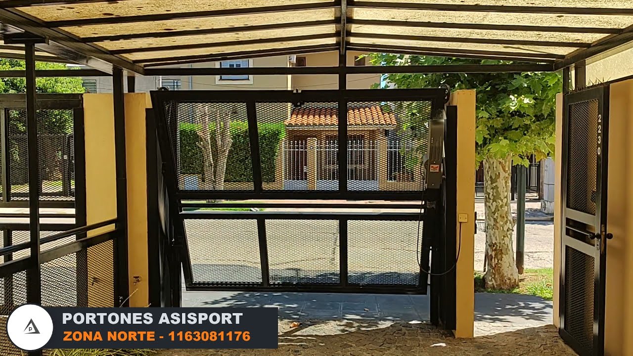 AUTOMATIZACIÓN DE PORTONES LEVADIZOS | KIT PORTÓN MOTOR LEVADIZO - ZONA NORTE - ASISPORT 1163081176