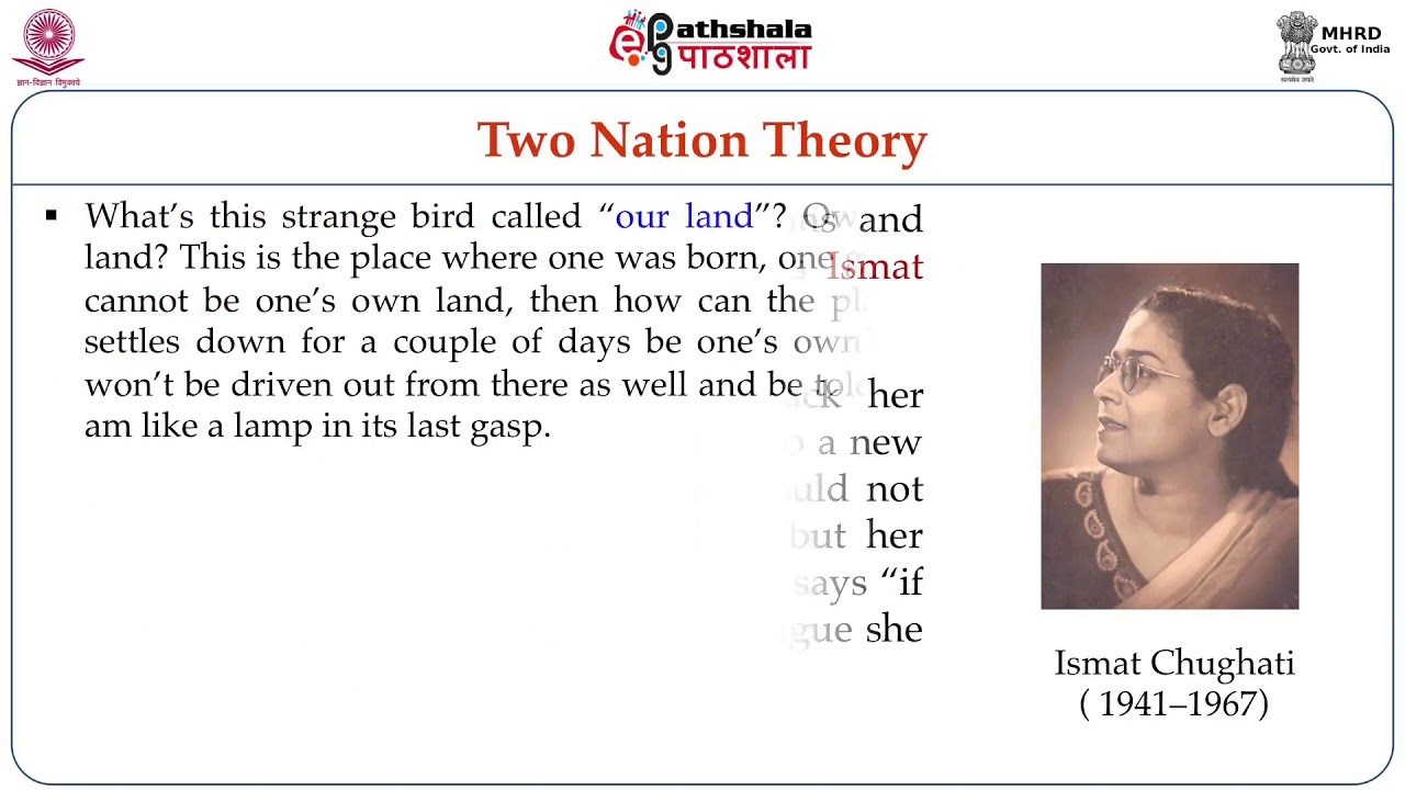 Partition and New Literatures English (ENG)