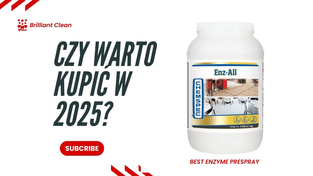 Chemspec Enz-All Prespray ENZYMATYCZNY - czy warto go kupić? - Recenzja & Test skuteczności