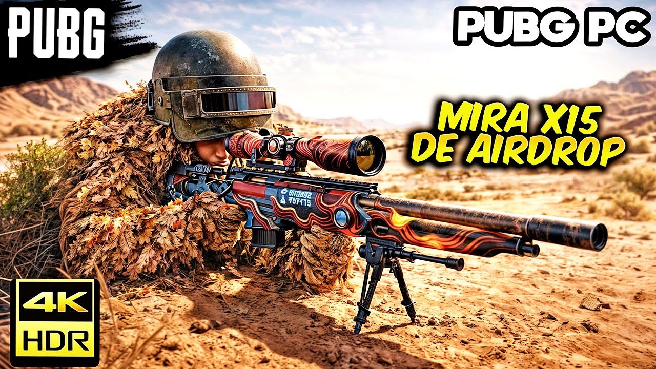 LA MIRA X15 de PUBG AUN EXISTE y la ENCONTRE EN MIRAMAR! 🥰 PUBG gráficos AL MAXIMO