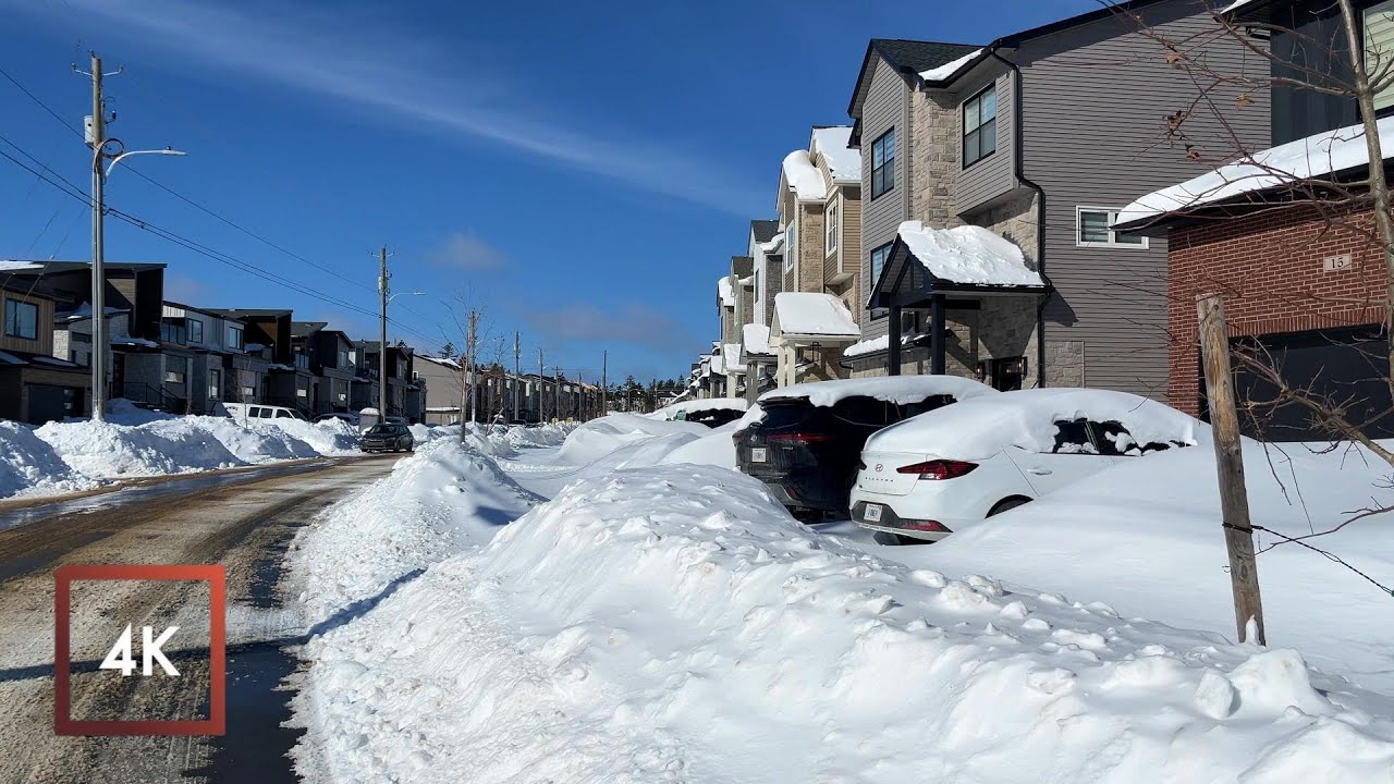 PUNCHEON WY - HALIFAX - CANADA  NOVA SCOTIA  4K WALKTHROUGH