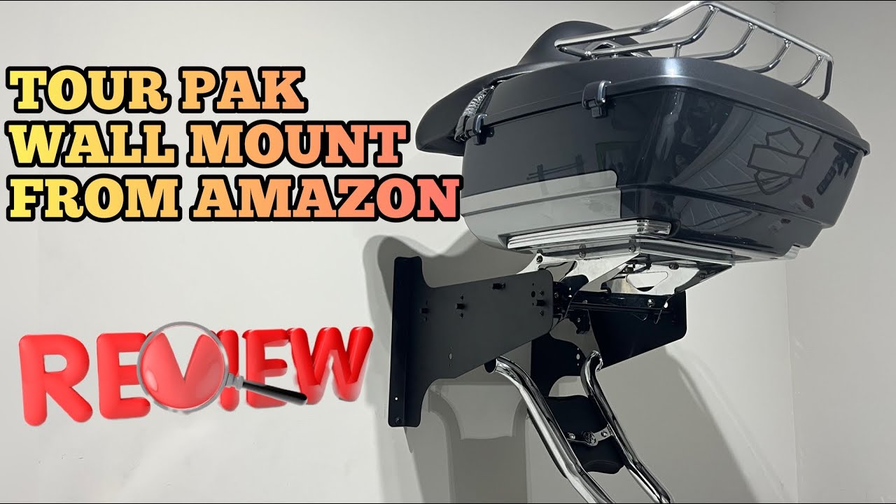 CVO Tour Pak Rack - Sissy Bar Mounting-Luggage Rack Storage Holder Wall Mount