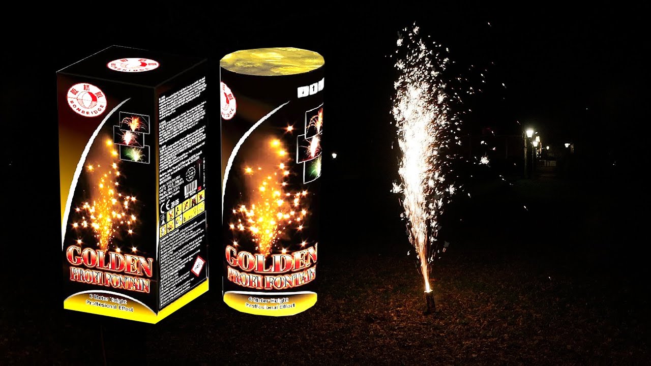 Golden profi fountain, Pyroshop