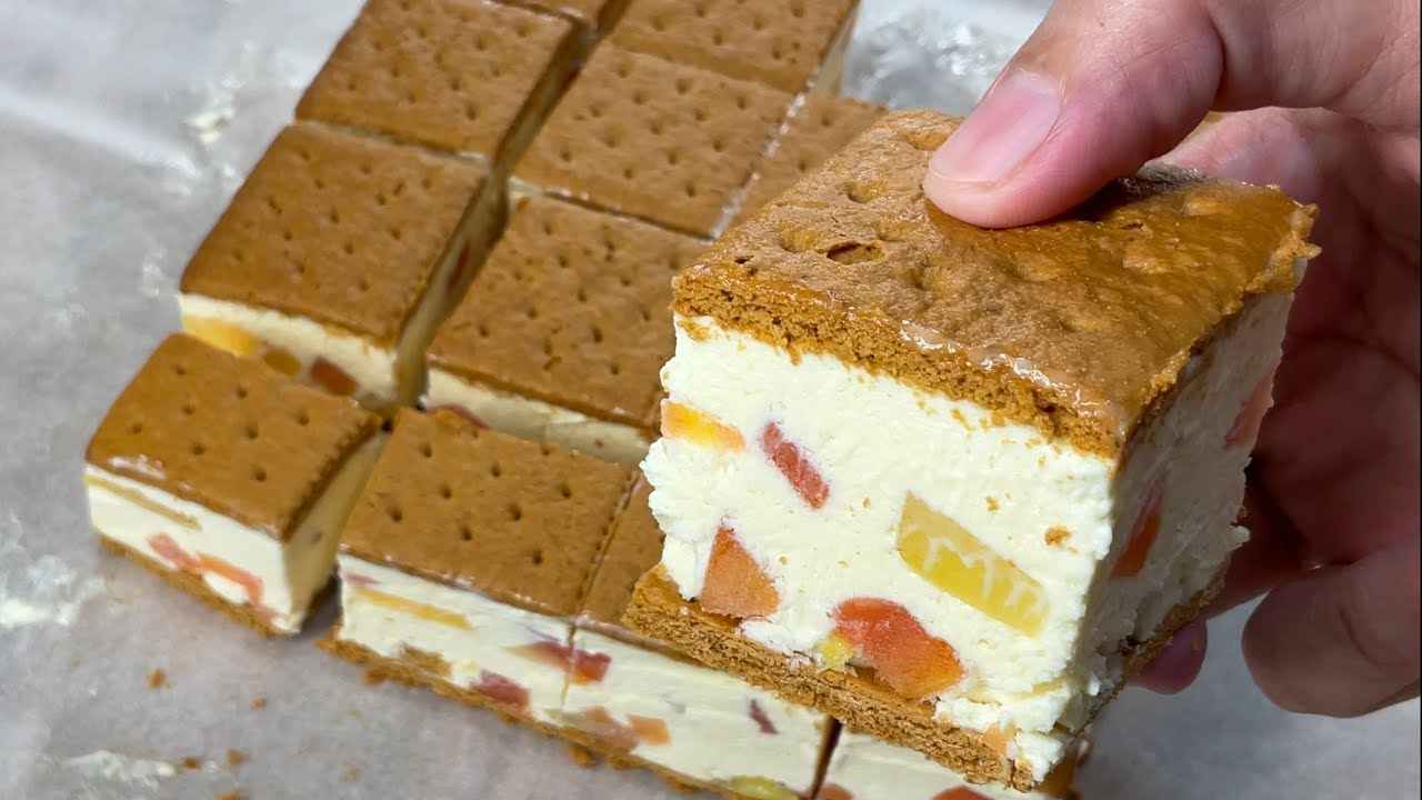 ❗️GRAHAM AT FRUIT COCKTAIL GANITO GAWIN MO❗️💯 SA SARAP❗️ FRUITY GRAHAM ICE CREAM SANDWICH