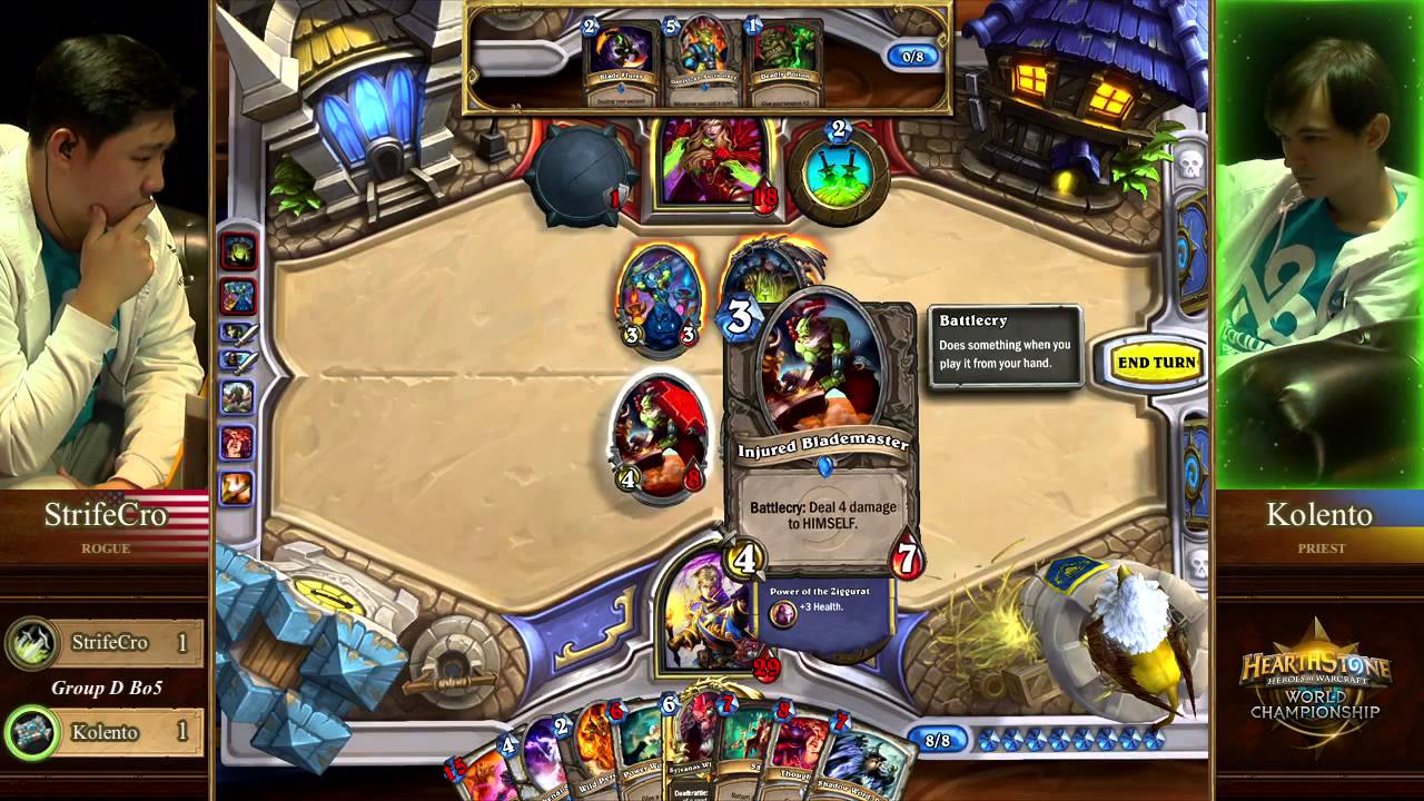 StrifeCro vs. Kolento - Group D - Match 3 - Hearthstone World Championship 2014